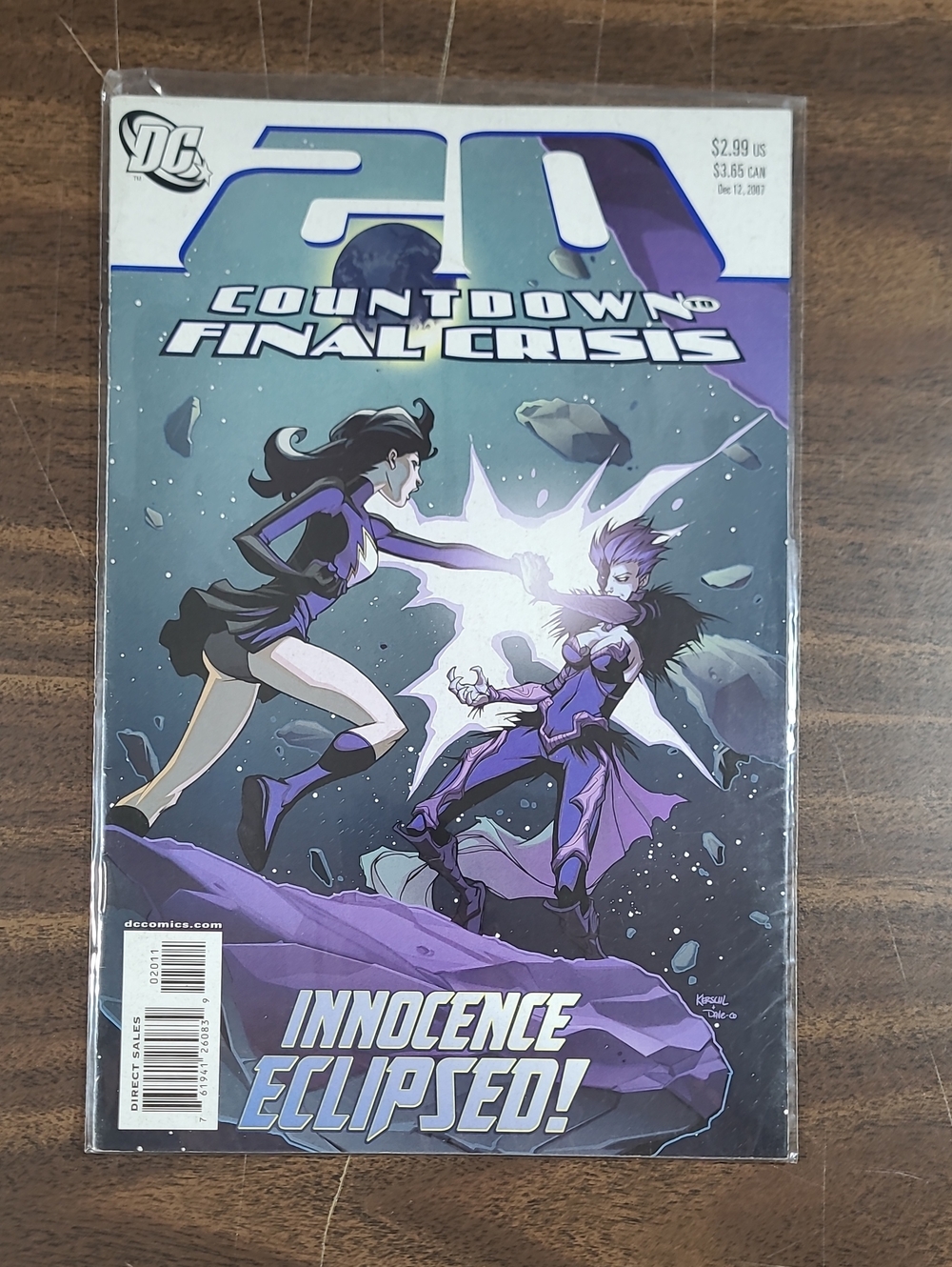 DC Countdown to Final Crisis #20 Comic Book — December 12, 2007 Bagged